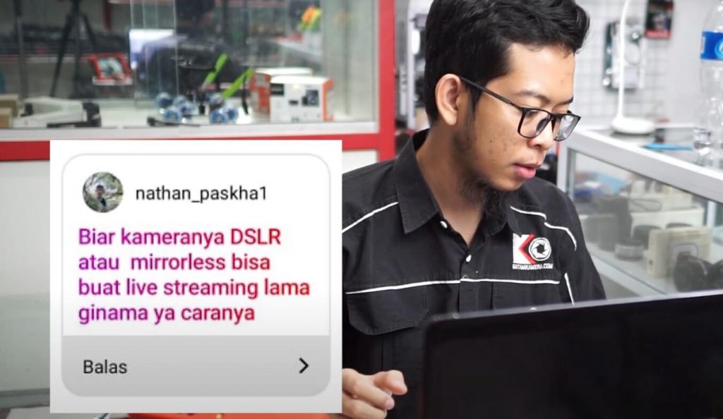 Cara Live Streaming Pake Kamera
