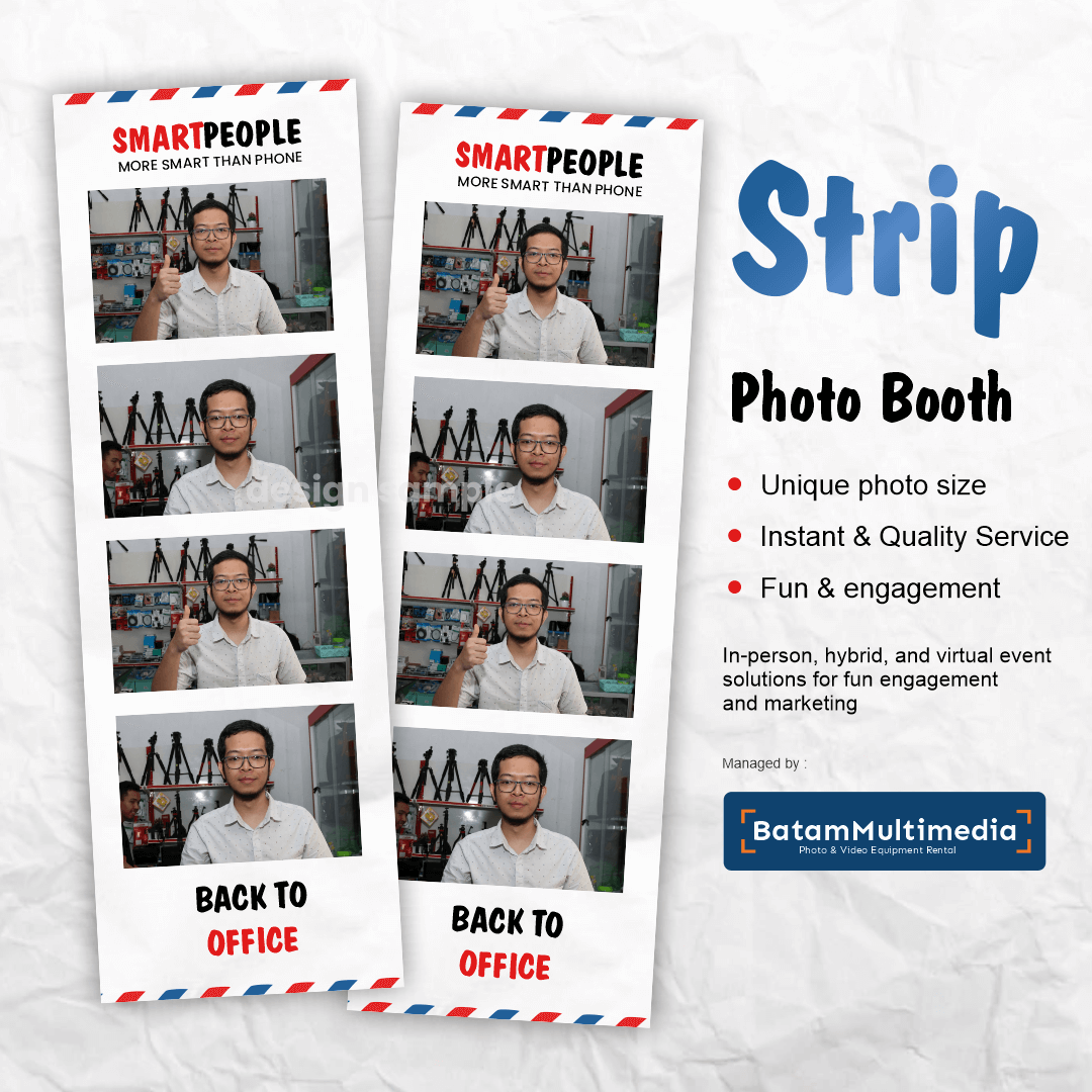 Jasa Photobooth Strip Batam - Photobooth Batam - Batam Multimedia