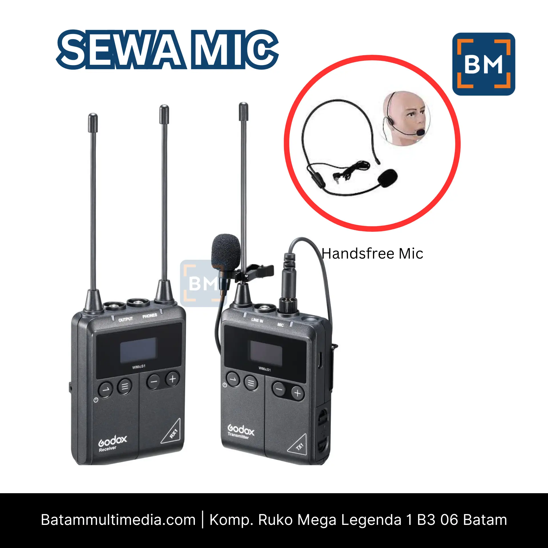 Sewa Mic Headset Handsfree Pembicara Seminar Batam